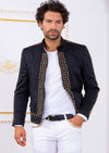 Black Gold "Meander" Studded Jacket