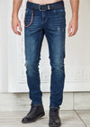 Dark Blue "Sunset" Slim Fit Jeans