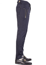 Navy Side "V-Zipper" Tech Pants