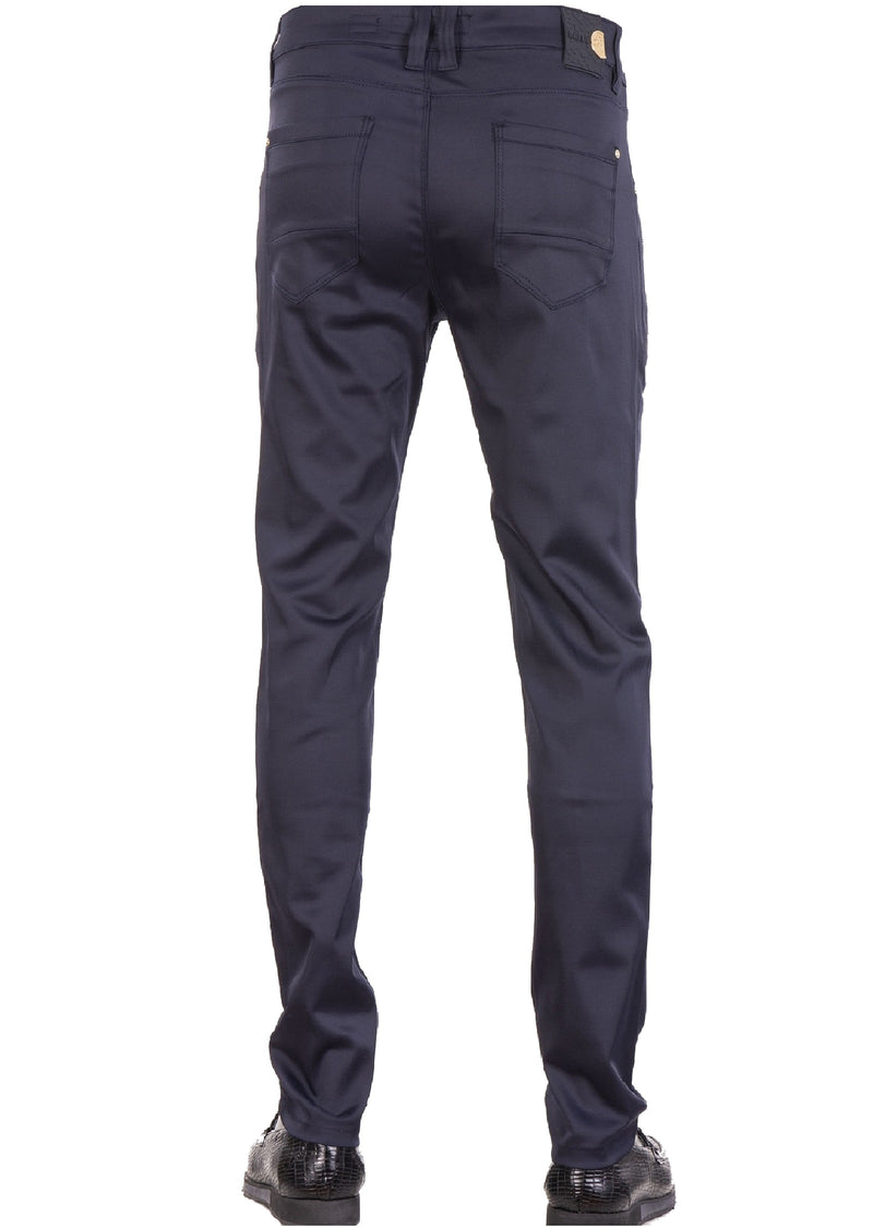 Navy Side "V-Zipper" Tech Pants