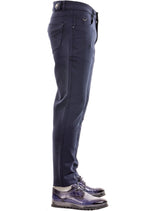 Navy Micro D-ring Tech Pants