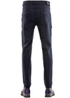 Navy Micro D-ring Tech Pants