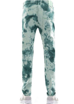 Green Tie Dye Stretchy Pants