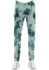 Green Tie Dye Stretchy Pants