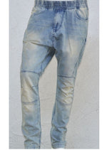 Moto Jogger Light Wash Jeans