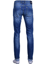 Blue Minor paint splatter Jeans