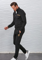 Black Gold Embroidery 2-pieces Tracksuit