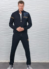 Navy Gold Embroidery 2-pieces Tracksuit