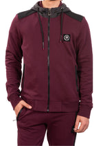 Burgundy Luxury 2-pieces Tracksuit