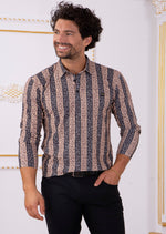 Brown Leopard Meander Polo