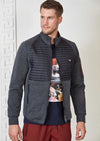 Gray Hybrid Quilted Jacket