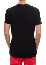 Black on Black Zigzag Tech Tee