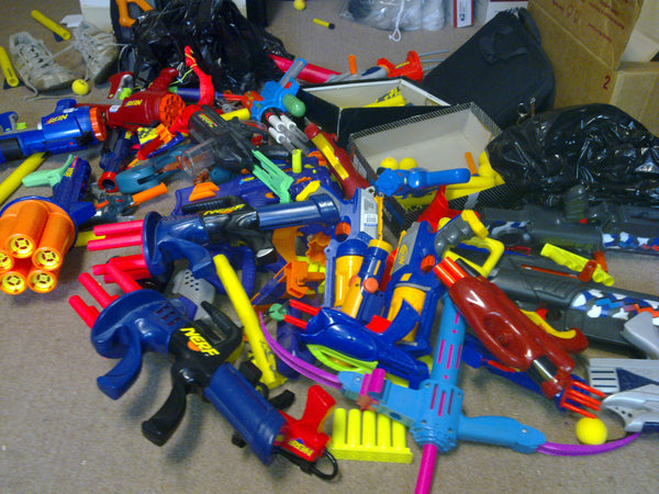 nerf gun organizer ideas