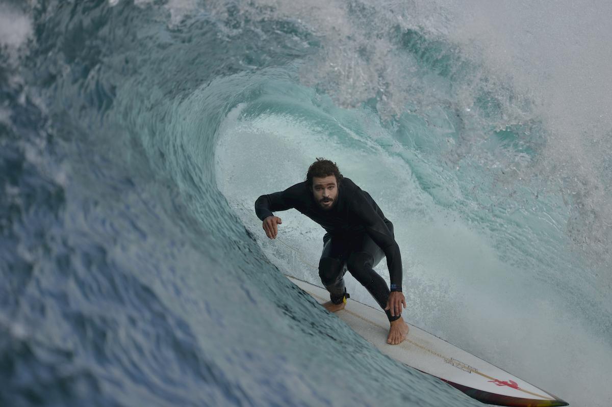 Heath Joske surfing in South Australia.