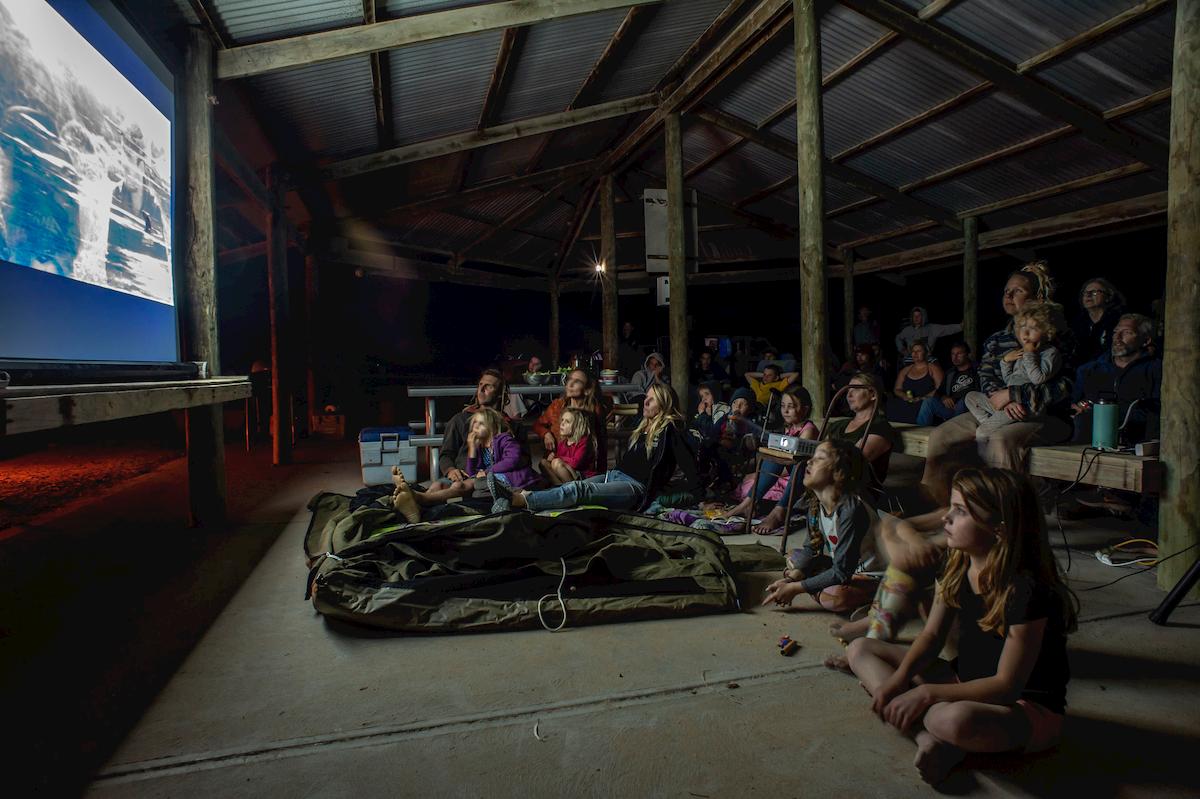 A community screening of 'The Head of The Bight'. Photo: SA Rips.