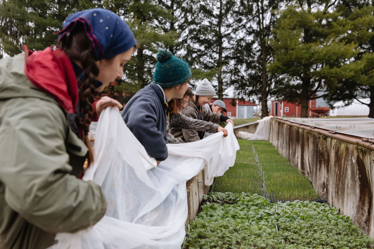 Team work makes the green work at The Rodale Institute’s main campus in Pennsylvania.