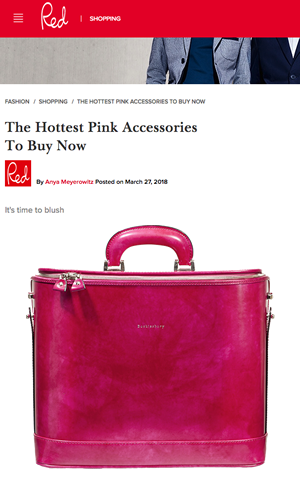 Red Magazine The Hottest Pink Accessories To Buy Now - Bucklesbury Pink