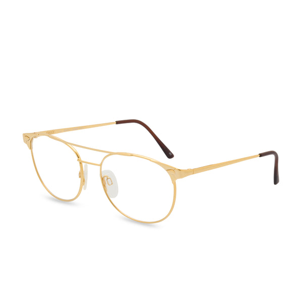 gucci gold frame glasses