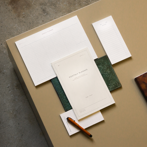 MONTHLY PLANNER NOTEBOOK
