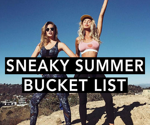 Sneaky Vaunt Summer bucket list