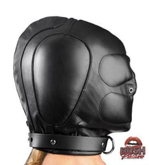 Padded Leather Hood