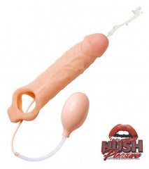 Realistic Ejaculating Penis Enlargement Sheath - Packaged