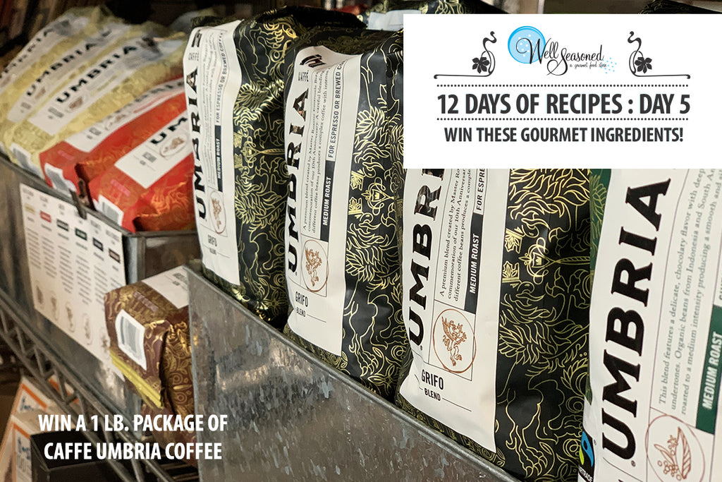 Win a package of Caffe Umbria Coffee form Well Seasoned