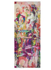 Dupatta Designs: Miranda Abstract Portrait Scarf