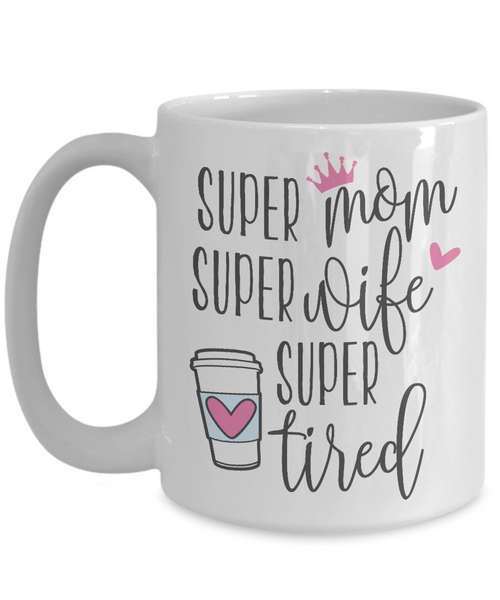 super mom mug