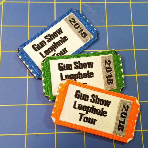 Gun Show Loophole 2018 Tour Patch