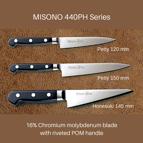 Misono 440PH Petty Knife with POM - Globalkitchen Japan