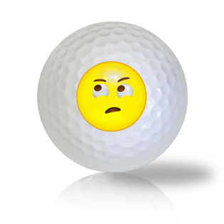 Rolling Eyes Emoticon Golf Balls Used Golf Balls 