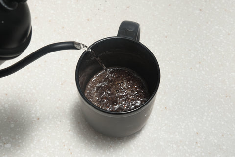 Brewing coffee