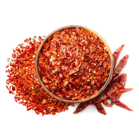 Shake the spice with crushed chili flakes Singal's