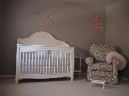 Mobile by AtomicMobiles.com in client's baby nursery - photo by client