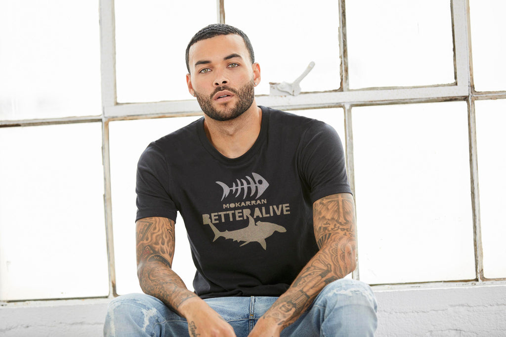Tee shirt plongée homme requins marteau