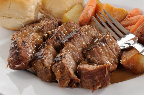 2 HOUR HEALTHY SLOW COOKER POT ROAST