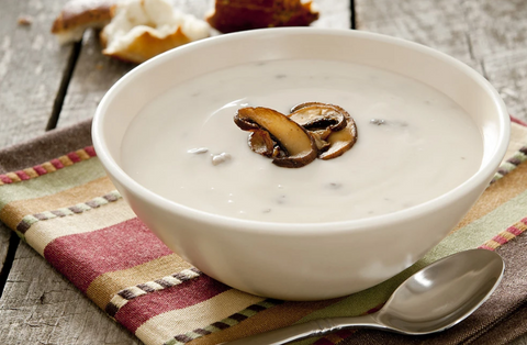 Home-Made Condensed Cream Of Mushroom Soup In Clay
