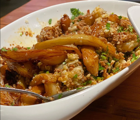 CHINESE SPICY GARLIC EGGPLANT