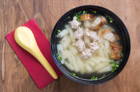 SHREDDED PORK NOODLE SOUP: QUICK, EASY, NOURISHING VITACLAY'S BEST SOUP COOKER RECIPE