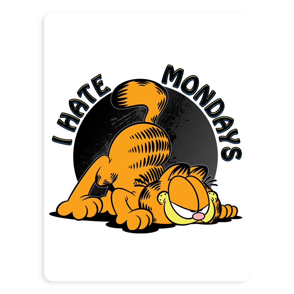 I Hate Mondays T-Shirt-Garfield-GalaxT