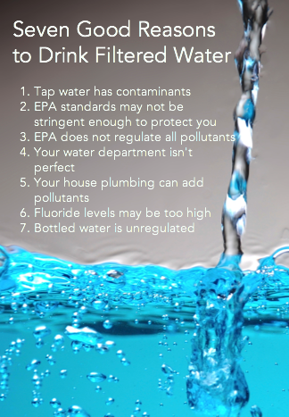 Learn why it's important to drink filtered water.