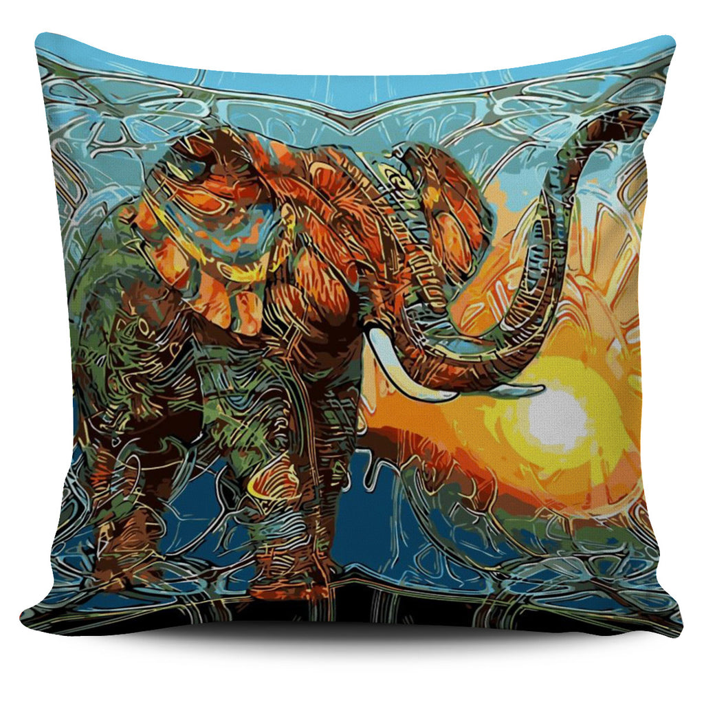 elephant pillow cover