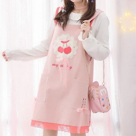 kawaii overall dress