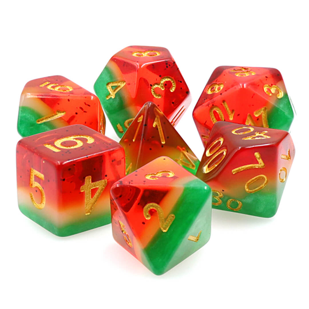 7 Dice Set - Fruity - Imaginary Adventures