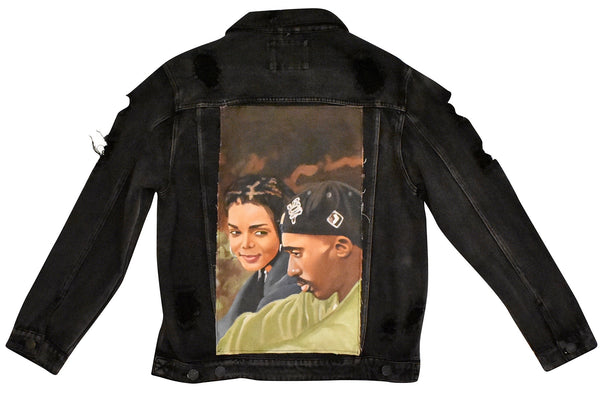 tupac jean jacket