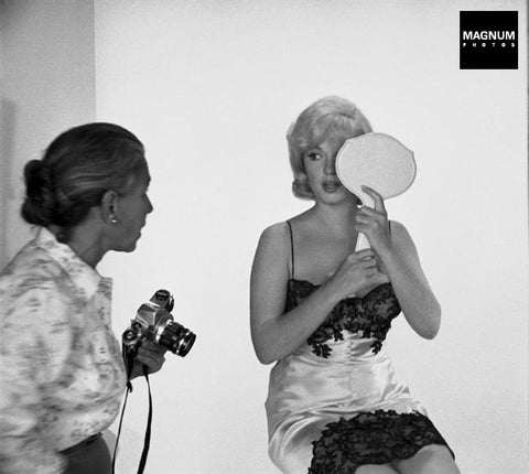 Photograph: Eve Arnold with Marilyn Monroe, 1960