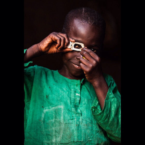 Mustafa, budding photographer, Central Africa Republic