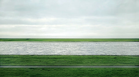 Rhein II by Andreas Gursky, 1999
