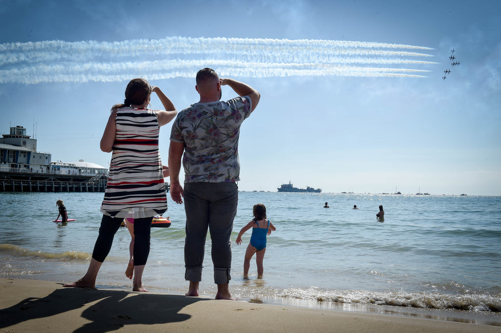 The Red Arrows at the Bournemouth Air Show